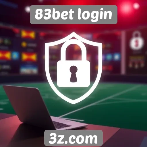Segurança no processo de login do 83bet